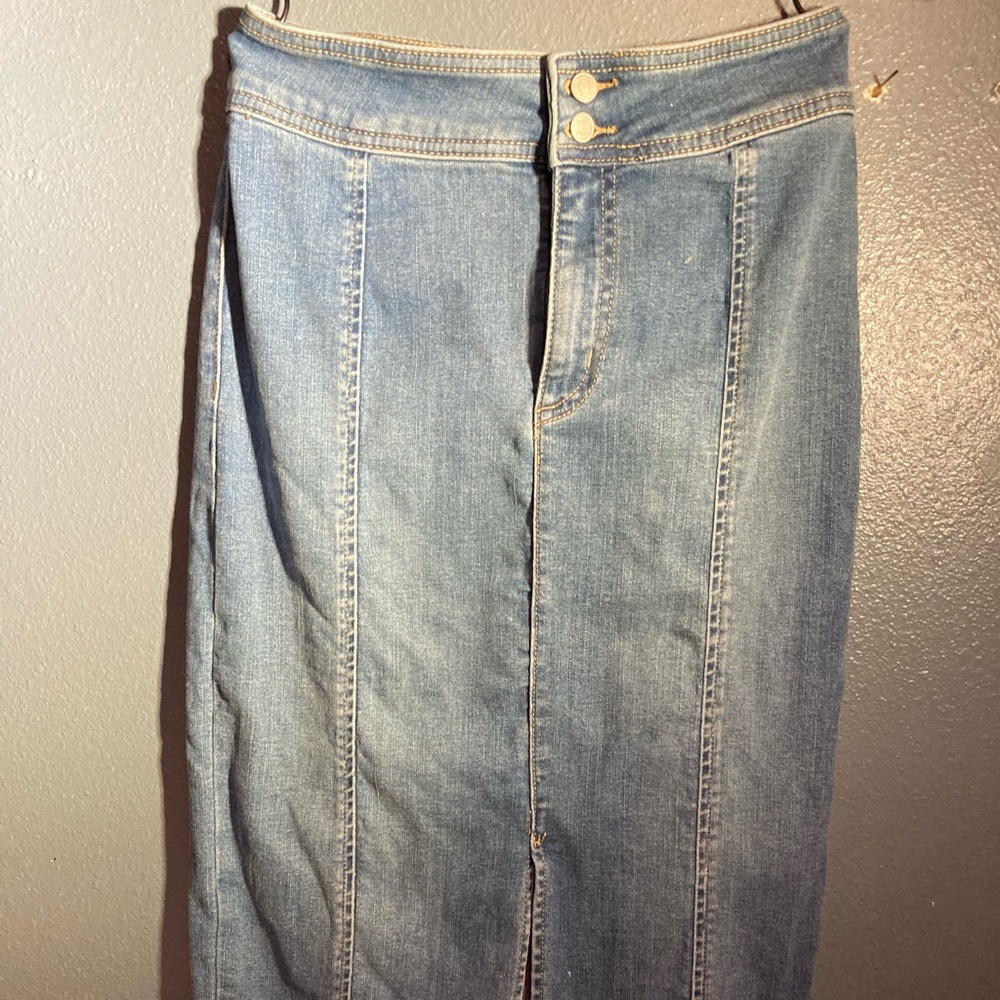 Free People Jean Skirt Size 26